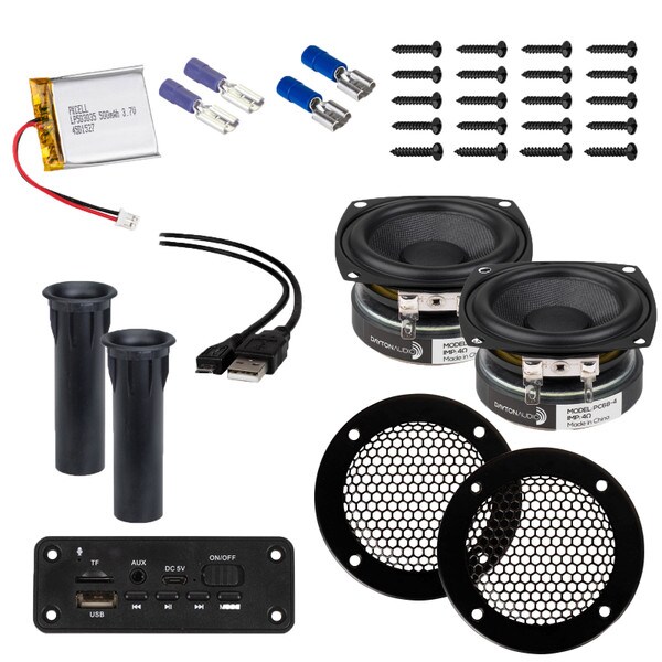 Main product image for Small Portable Stereo Speaker Kit Bluetooth 2 x 3W300-7360
